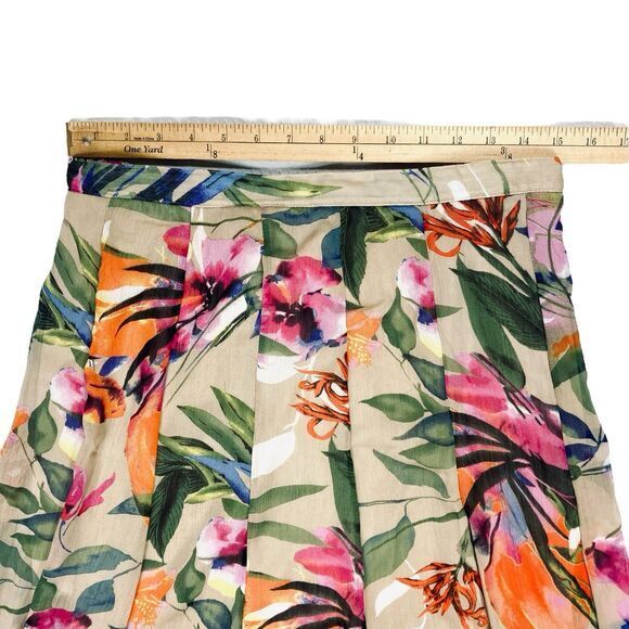 Elementz Midi Skirt Womens L Colorful Floral Flowy Bohemian Costal Core Beachy - Picture 8 of 12